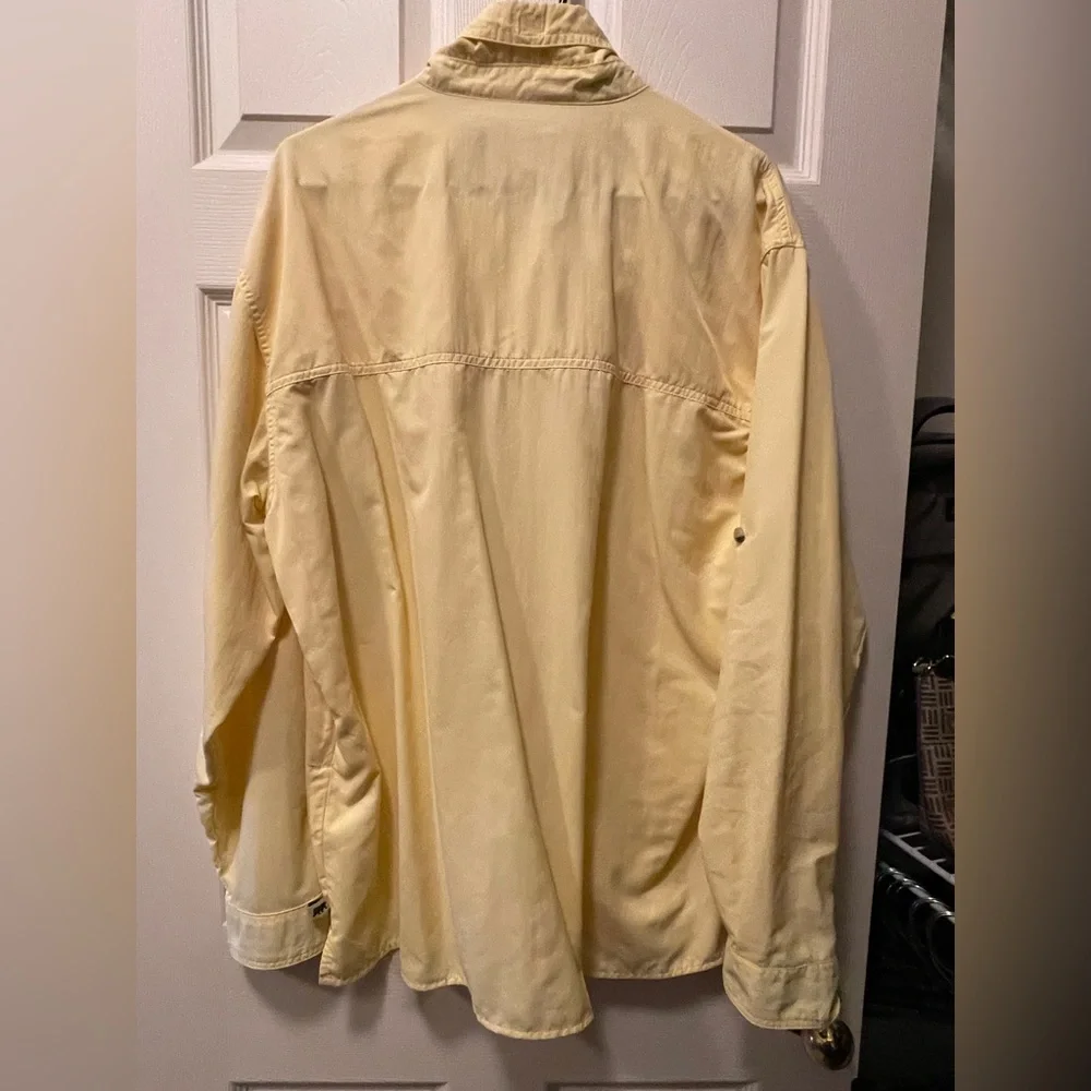 Dakota Grizzly‎ Yellow Utility Button Up Shirt XXL Outdoor Workwear - Picture 10 of 12